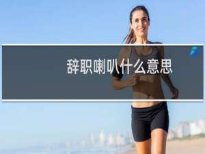辞职喇叭什么意思？什么梗