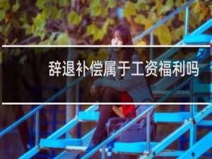 辞退补偿属于工资福利吗