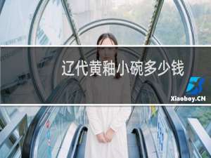 辽代黄釉小碗多少钱