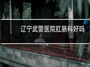 辽宁武警医院肛肠科好吗