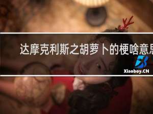 达摩克利斯之胡萝卜的梗啥意思（ 达摩克利斯之剑的寓意和典故）什么梗