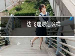 达飞理财怎么样