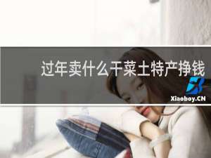 过年卖什么干菜土特产挣钱