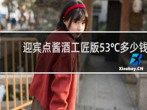 迎宾点酱酒工匠版53℃多少钱