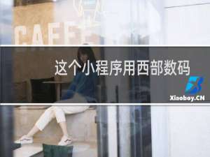 这个小程序用西部数码那款小程序可不可以做出来？