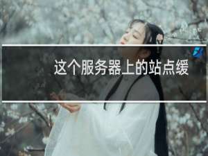 这个服务器上的站点缓存严重，更新样式无变化