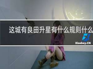这城有良田升星有什么规则什么梗