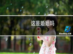 这是婚姻吗
