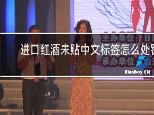 进口红酒未贴中文标签怎么处罚