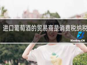 进口葡萄酒的贸易商是消费税纳税人吗