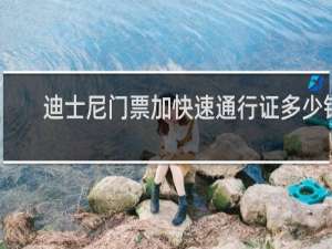 迪士尼门票加快速通行证多少钱