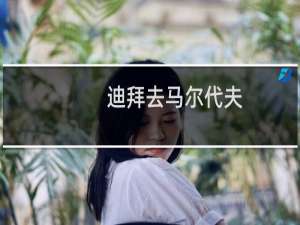 迪拜去马尔代夫