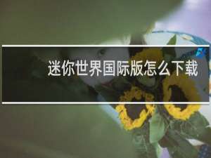 迷你世界国际版怎么下载?