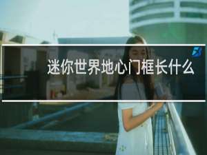 迷你世界地心门框长什么样
