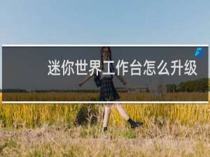 迷你世界工作台怎么升级为2级呀
