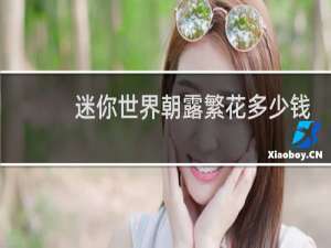迷你世界朝露繁花多少钱