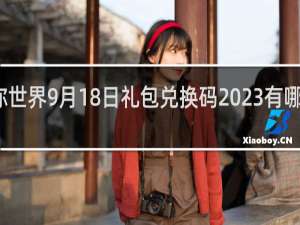 迷你世界9月18日礼包兑换码2023有哪些什么梗