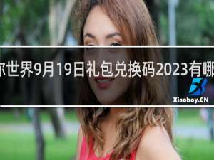 迷你世界9月19日礼包兑换码2023有哪些什么梗