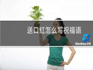 送口红怎么写祝福语