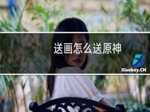 送画怎么送原神