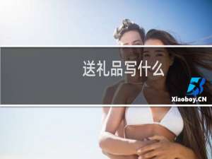 送礼品写什么