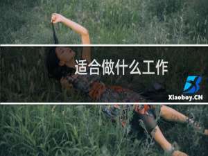 适合做什么工作