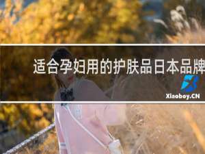 适合孕妇用的护肤品日本品牌