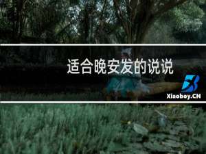 适合晚安发的说说