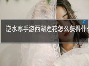 逆水寒手游西湖莲花怎么获得什么梗