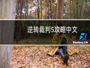 逆转裁判5攻略中文