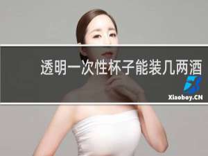 透明一次性杯子能装几两酒
