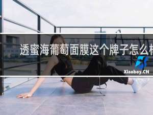 透蜜海葡萄面膜这个牌子怎么样