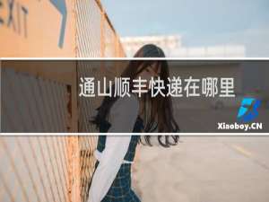 通山顺丰快递在哪里
