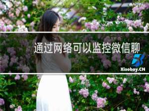 通过网络可以监控微信聊天吗