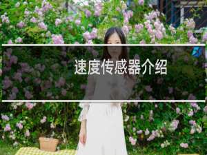 速度传感器介绍