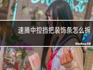 速腾中控挡把装饰条怎么拆