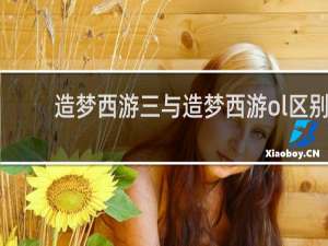 造梦西游三与造梦西游ol区别