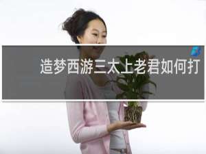 造梦西游三太上老君如何打