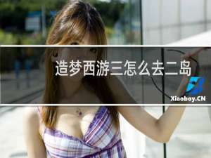 造梦西游三怎么去二岛