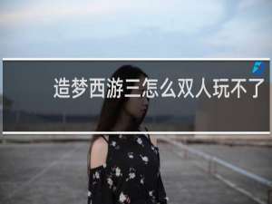 造梦西游三怎么双人玩不了