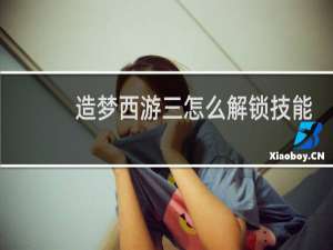 造梦西游三怎么解锁技能