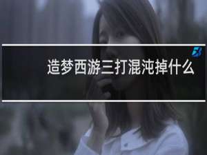 造梦西游三打混沌掉什么