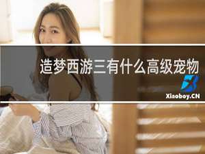 造梦西游三有什么高级宠物