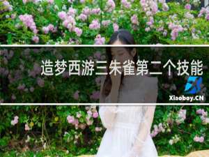 造梦西游三朱雀第二个技能
