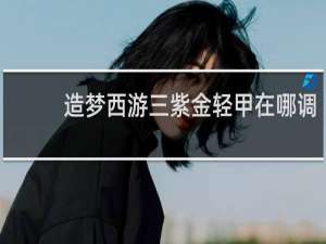 造梦西游三紫金轻甲在哪调