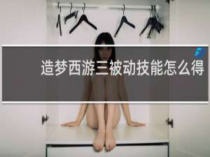 造梦西游三被动技能怎么得