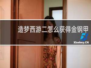 造梦西游二怎么获得金钢甲