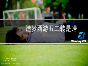 造梦西游五二转是啥