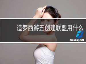 造梦西游五创建联盟用什么