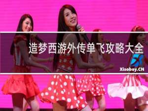 造梦西游外传单飞攻略大全